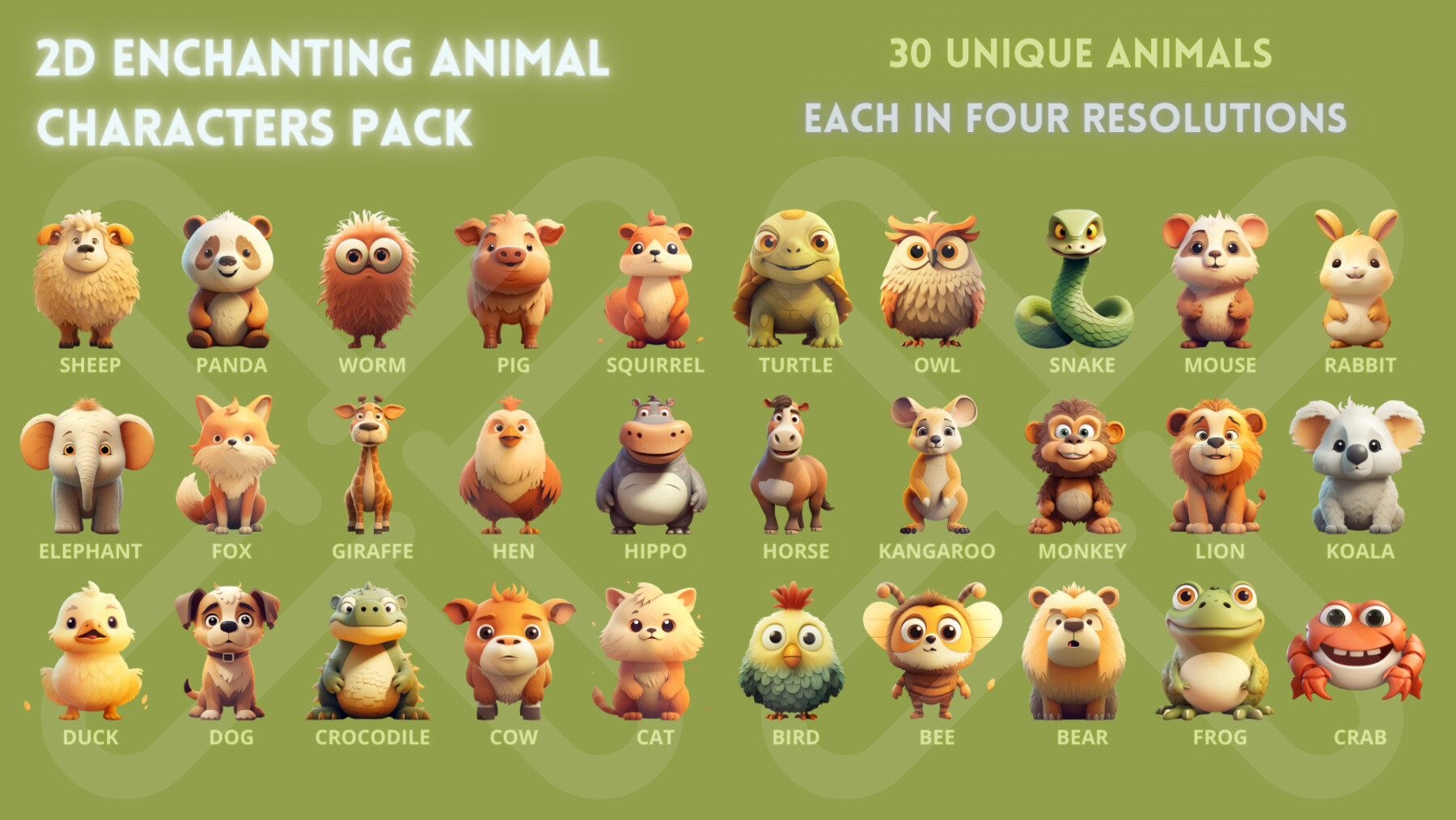Animals - Icon Pack V2 in 2D Assets - UE Marketplace