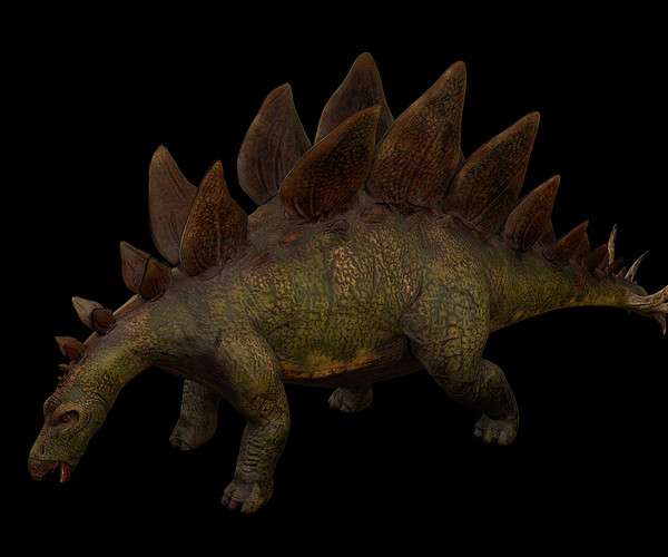 Artstation Stegosaurus Stego Dinosaur Ngchipv Resources