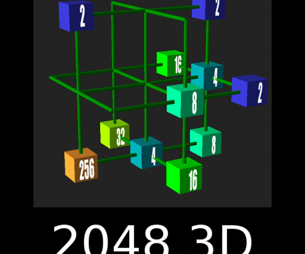 2048 Cubes Merge 3D – Elementaly