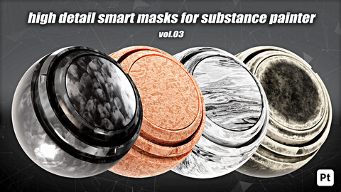 65 High Detail Smart Masks For Substance Painter_VOL 03