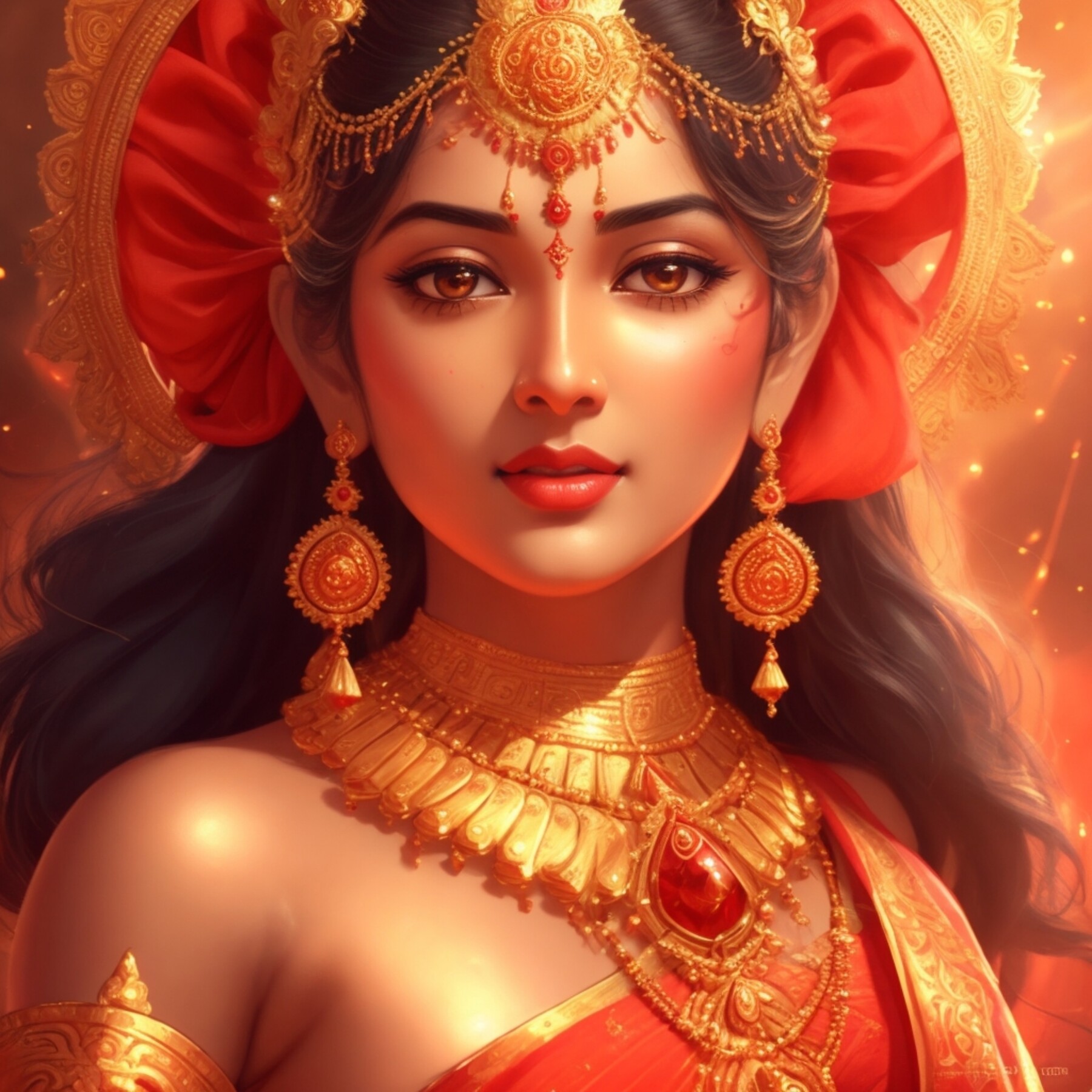 ArtStation - Divine Glances: Best 20 AI Portraits of Maa Kali and Maa ...