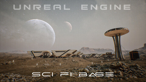 UCreate - Sci fi Base Outpost Asset Pack