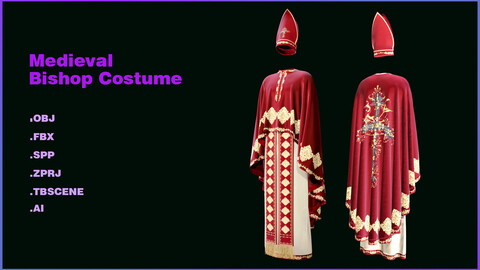 Medieval Bishop Costume