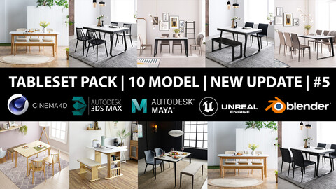 Table Set Pack | 10 Model | New Update | #5