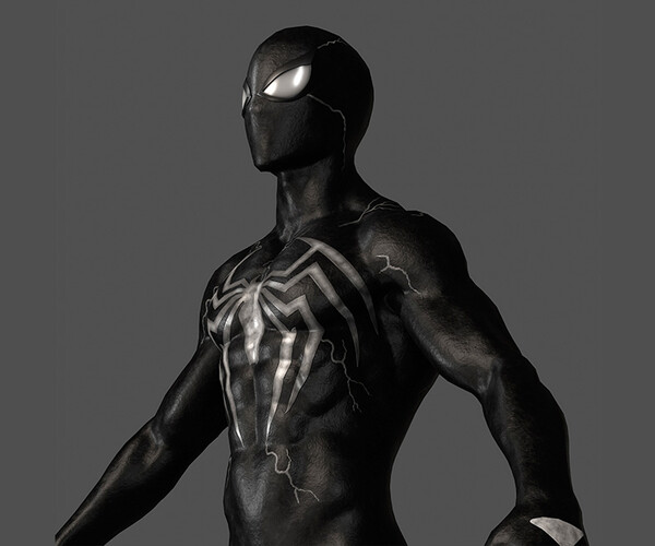 ArtStation - Spider-Man Evil Symbiote Suit | Game Assets