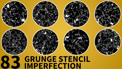 High Quality Useful Grunge Stencil Imperfection vol.14