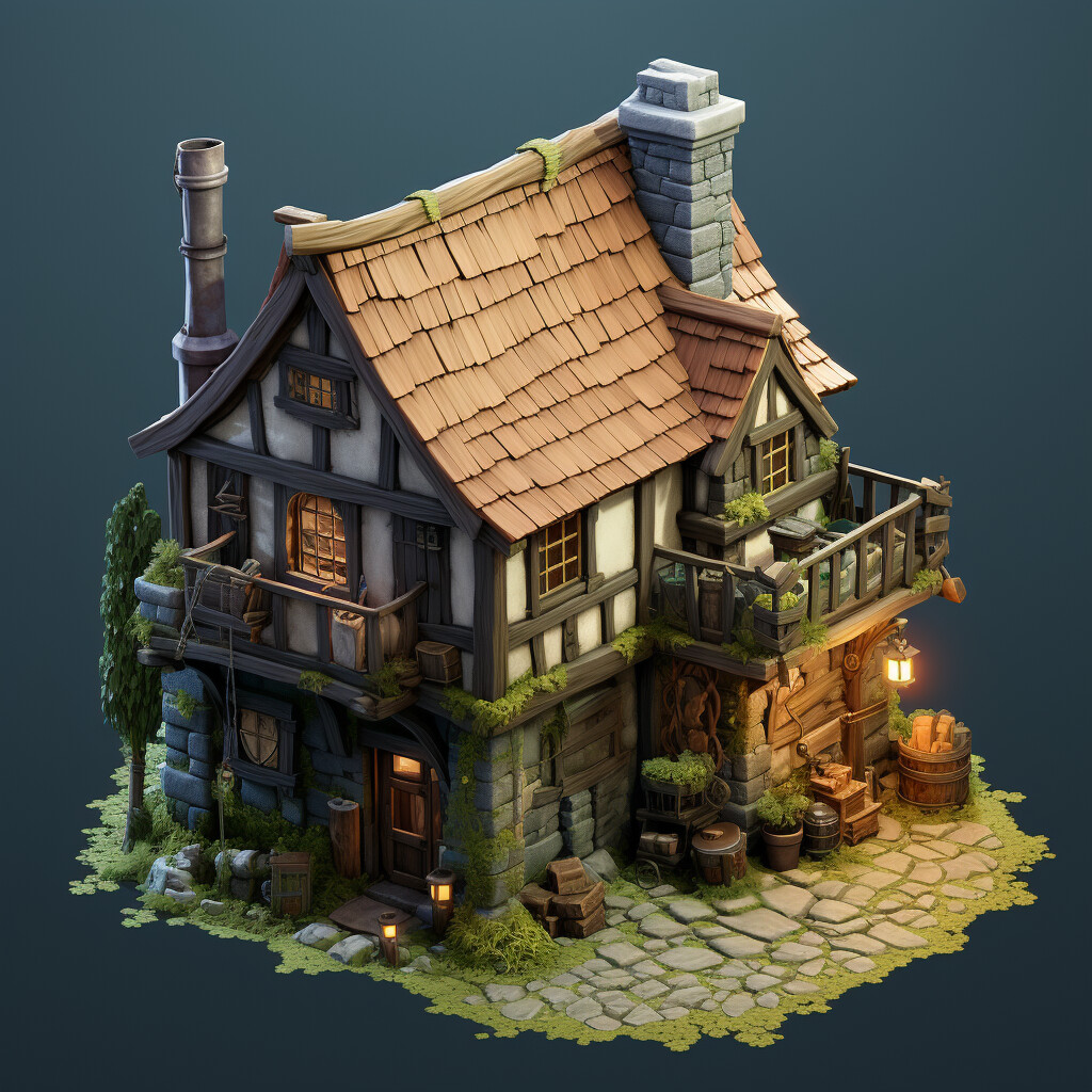 Artstation - 67 Free Ultra-hd Medieval Structures: Warehouses, Barracks 