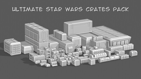 Sci-fi Crates Ultimate Kitbash Pack - Star Wars