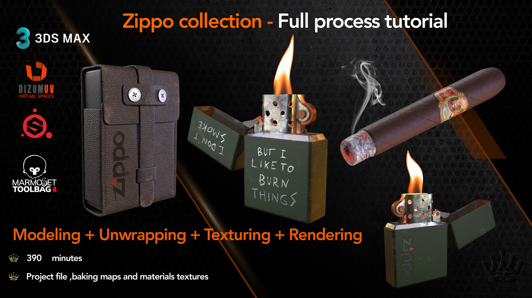 zippo lighter case tutorial 