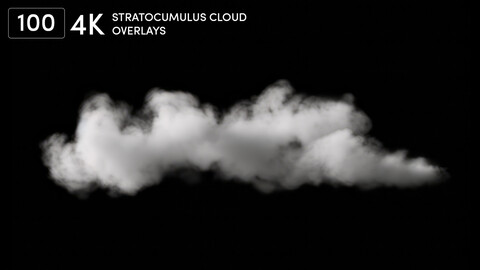 100 4K StratoCumulus Cloud Overlays