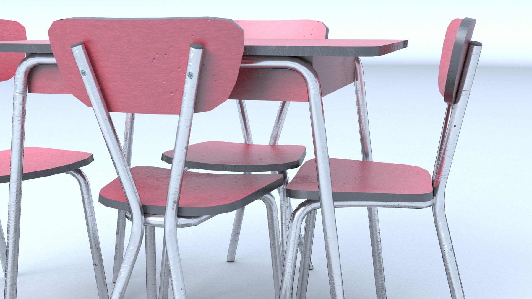 ArtStation Formica Table And Chairs Game Assets   File 