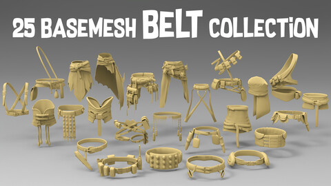 25 Basemesh belt collection