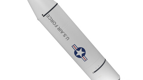 SM-78 Jupiter Ballistic Missile 3D Model