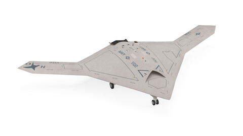 Northrop Grumman X-47B UCAV Drone 3D Model