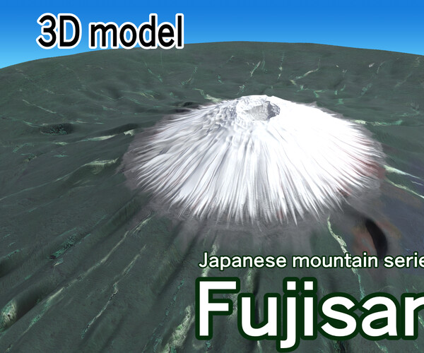 ArtStation - Fujisan(3D model/Mt.Fuji/Japanese mountain series) | Resources