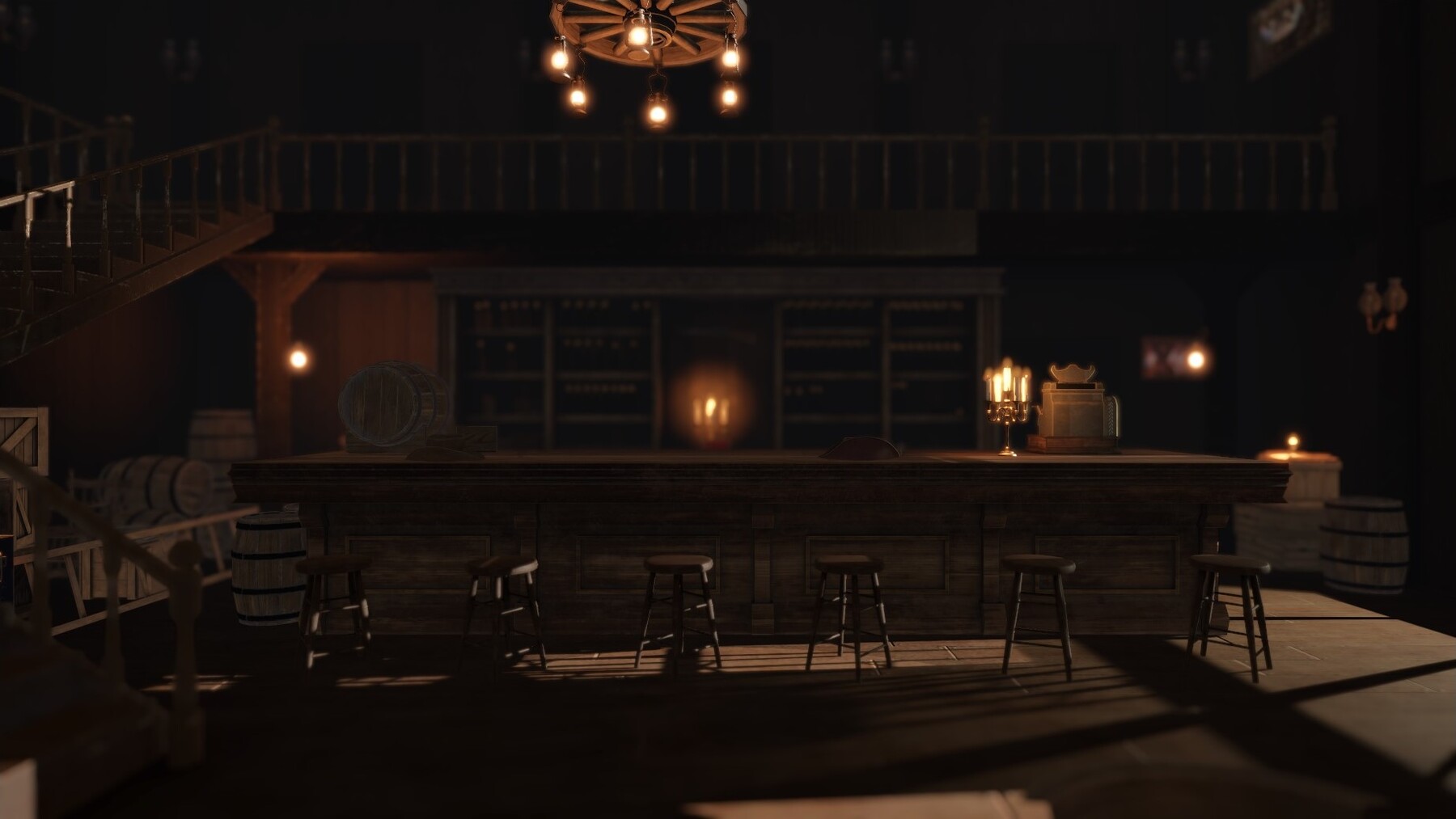 ArtStation - Wild West Saloon Interior | Game Assets