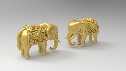 Elephant 3D-print model file-5