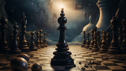 ArtStation - Knight's Odyssey: A Chess Piece's Journey through Fantasy  Realms 2