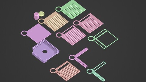 3D Printable Notes Stencil