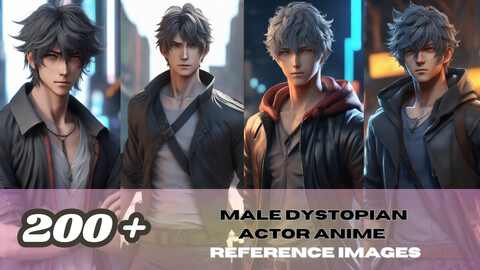 200 + Male Dystopian Actor Anime | Reference Images