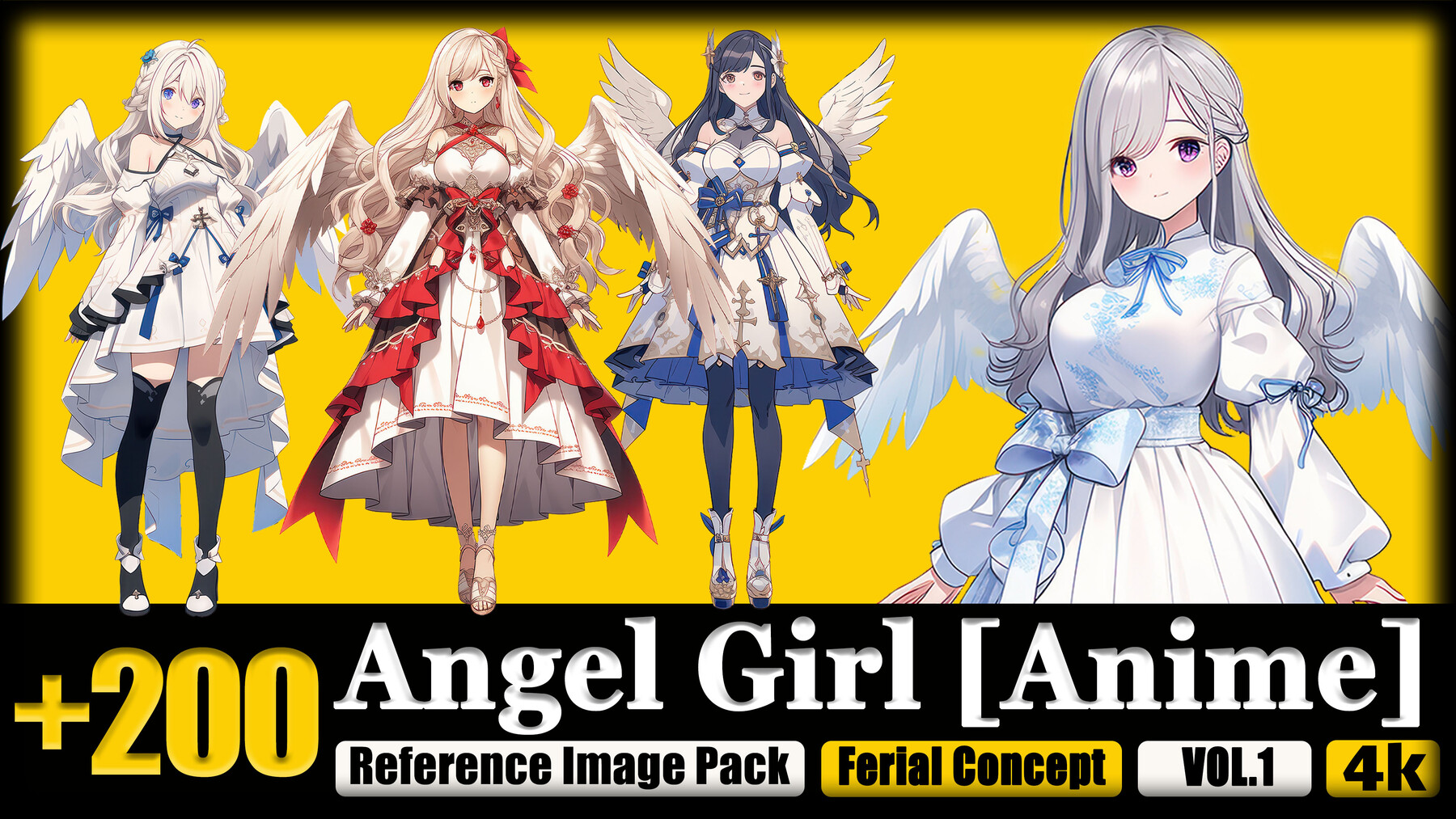 ArtStation - 🔹200 Angel Boy Character [Anime] Reference Image Pack v.2