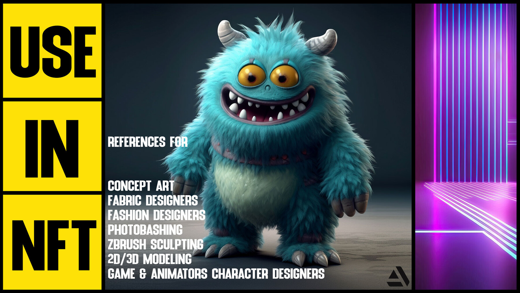 ArtStation - Monsters, Inc. inspired characters