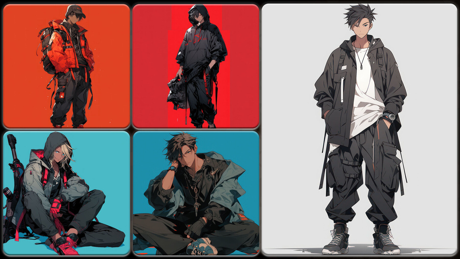 ArtStation - Anime Male Character Design