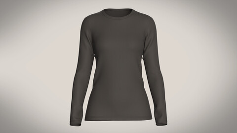 Girls Long Sleeve Tshirt-Single Color