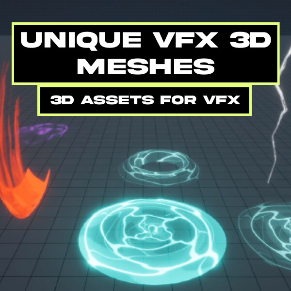 ArtStation - Unique VFX Meshes - For all your VFX needs | Game Assets