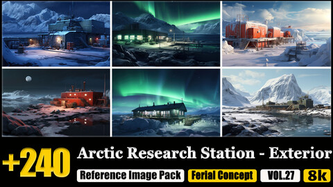 240 Arctic Research Station - Exterior Reference Image Pack v.27