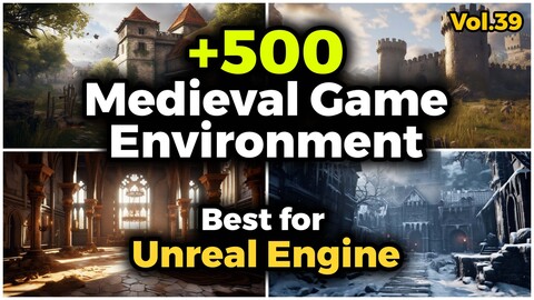 +500 Medieval Game Environment Best For Unreal Engine (4k) | Vol_39