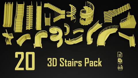 3D Stairs Pack