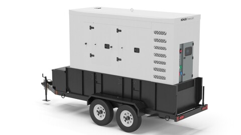 Kohler Industrial Diesel Generators Double 3D Model