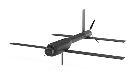 AeroVironment Switchblade 600 Predator Drone Missile 3D Model