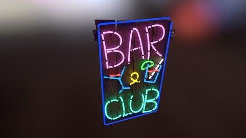 Bar and Club Neon Sign