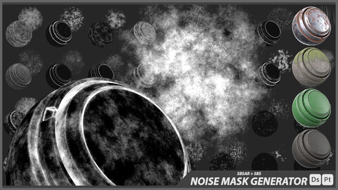 Noise Mask Generator For Substance 3D Designer and Substance 3D Painter