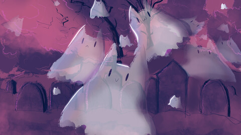 Ghost kitties