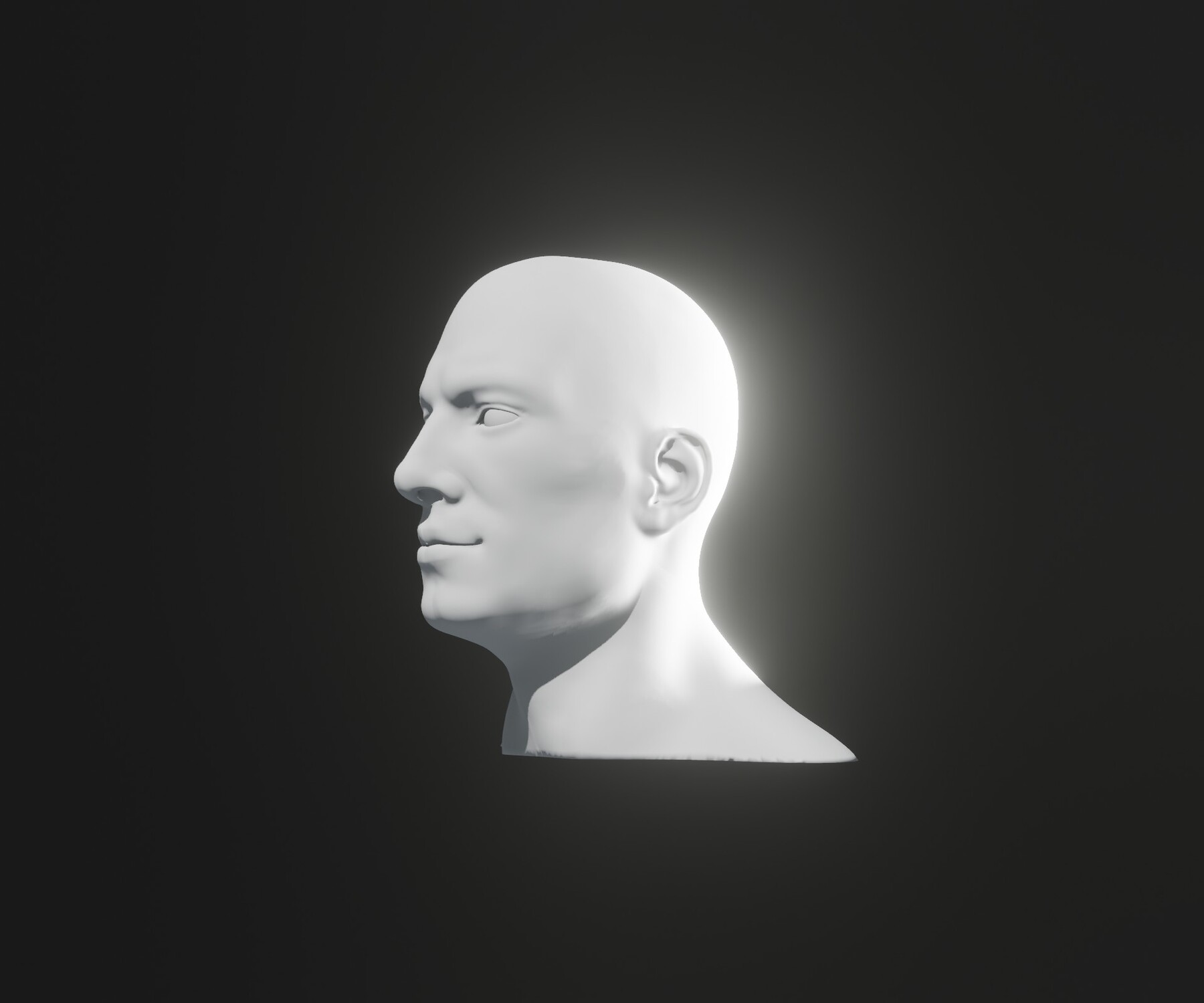 ArtStation - Male Head Realistic Base Mesh 3D Model Animated with ...