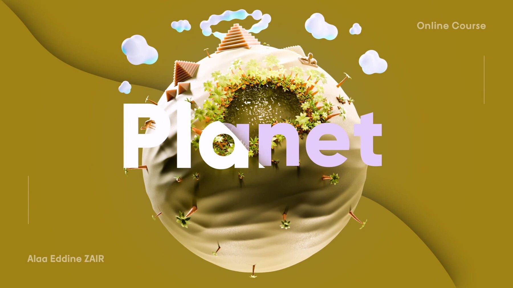 ArtStation - Blender Course - Your First Miniature Planet | Tutorials