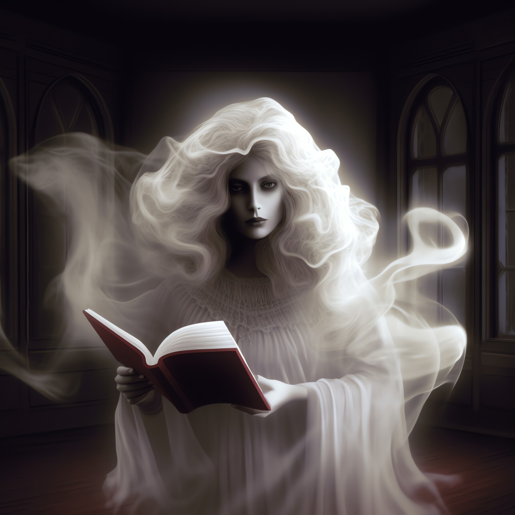 ArtStation - Ghost Reading A Book - I | Artworks