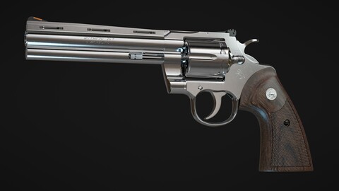 Colt Python 2020 | 3D Model | High Poly | PBR