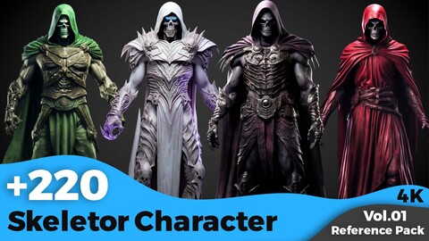 +220 Skeletor Character Concept(4k)