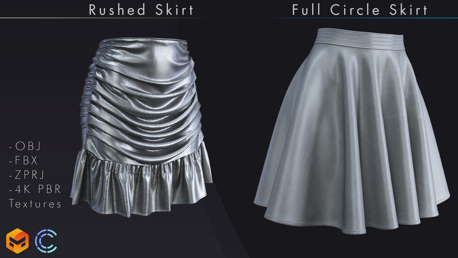 Pleated hotsell skirt zbrush