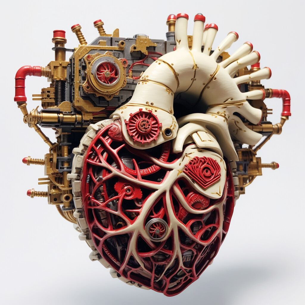 mechanical heart art