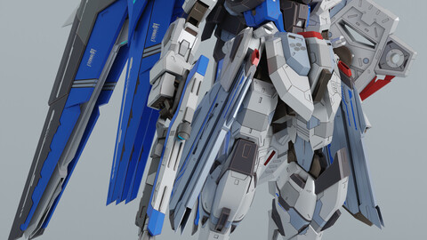 Freedom Gundam Custom - Rigged