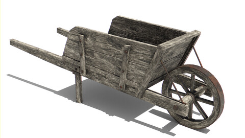 Wooden Wheelbarrow