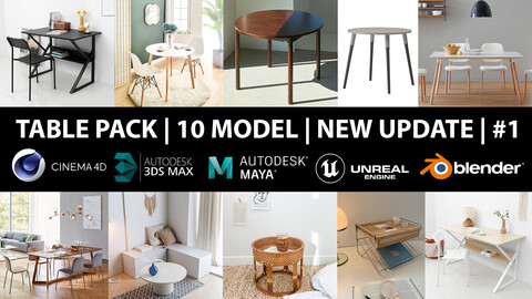 Table Pack | 10 Model | New Update | #1