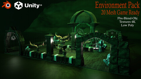 Environment Pack 20 Mesh Game Ready