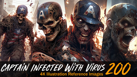 Captain Infected With Virus VOL.35 | 4K Reference Images