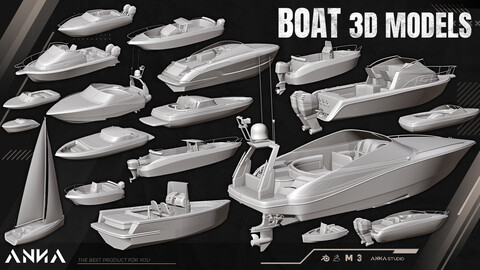 Boat 3D models